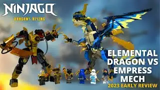 LEGO Elemental Dragon vs Empress Mech - EARLY Ninjago Dragons Rising Set Review!