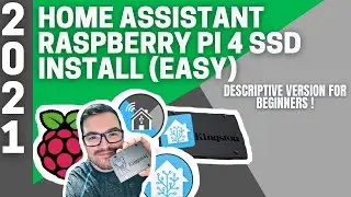 Home Assistant Raspberry Pi 4 SSD Install (EASY)