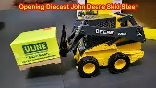 Opening a John Deere Diecast Skid Steer for my pallet of sticky notes