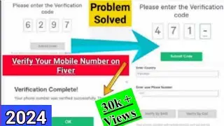 How to fix phone verification problem in fiverr | Fiver Mobile number verification Problem in 2022