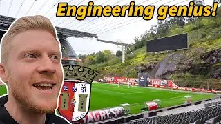 PRIVATE TOUR AT EUROPES BEST LOOKING STADIUM!!! S.C. Braga (Braga Municipal Stadium)