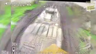 FPV Drone Chases Down a BTR-82 in Marinka