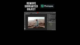 Photopea Tutorial - how to remove unwanted objects