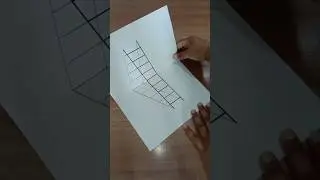 3D Ladder drawing| 3d ladder ideas #shorts #youtubeshorts #3d #illusion #drawing