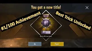 #1/100 Achievement PUBG Mobile And Birthday Cake Location | Easy Trick