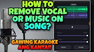 HOW TO REMOVE VOCAL VOICE FROM A SONG (EASY ONE CLICK)