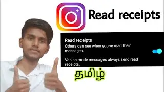 instagram read receipts option / instagram message read receipts /instagram read receipts off /tamil