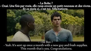 French Lesson - Learn French with Movies : The Maze Runner (French subtitles + English translation)