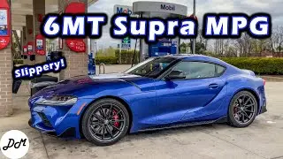 2023 Toyota Supra 6-Speed Manual – MPG Test | Real-world Highway Fuel Economy and Range