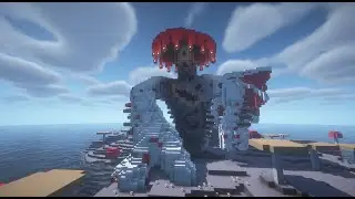 Minecraft timelapse mushroom monster