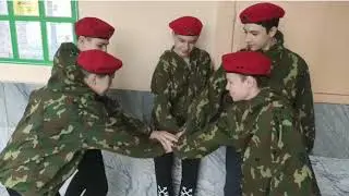 Визитка  на региональном этапе военно-спортивной игры 