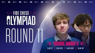 Chess Olympiad Chennai | Round 11 | Peter Svidler & Peter Leko commentate