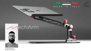 Now on Kickstarter: MechArm: Laptop Stand Redesigned