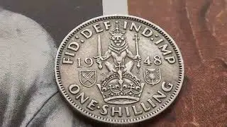 Big Money 💰💰🫢 for this Rare Silver Currency One Shilling 1948 Coin Of King George VI