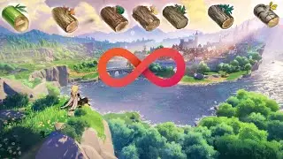 БЕСКОНЕЧНЫЙ фарм дерева GENSHIN IMPACT