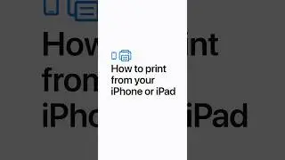 How to print from your iPhone or iPad | Apple Support