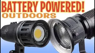 Battery Powered LED Video Lights for Outdoors