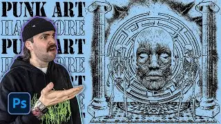 How To Make HARDCORE PUNK Artwork  - [Photoshop Tutorial] 2022