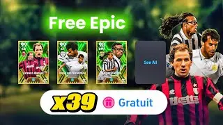 Free Epic x39 pack opening 😨🔥 efootball 2025 mobile