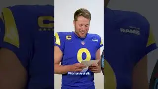 Matthew Stafford reads an AI-generated poem about Cooper Kupp 😂 #shorts
