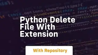 python delete file with extension