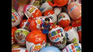 New! Superman a lot of candy M&M's, Snickers, Kinder Surprise MAXI, Chupa Chups Big Babol, Kinder