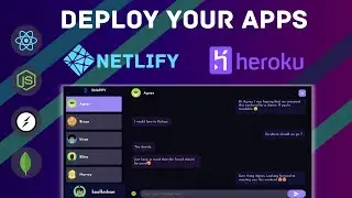 Deploy Your MERN Stack Apps to Netlify and Heroku for Free || Chat App Hosting || MERN Stack Hosting