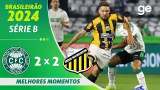 CORITIBA 2 X 2 NOVORIZONTINO | MELHORES MOMENTOS | 25ª RODADA BRASILEIRÃO SÉRIE B 2024 | ge.globo