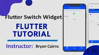 Flutter - 31 Switch Widget | Introduction to Flutter Development Using Dart