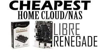 Cheapest NAS/Cloud Storage Using Renegade SBC (ROC-RK3328-CC)