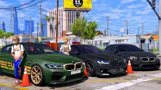 ОПЕРСКАЯ ЕЗДА В GTA 5 - ГОНКА M5 CS ПРОТИВ M5 ASCO И M5 F10! СРАВНЕНИЕ ЛЕГЕНДАРНЫХ BMW M5! 🌊ВОТЕР