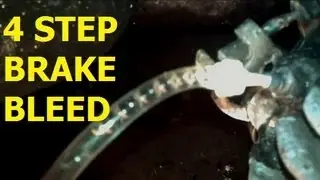 (Fast)HOW TO BLEED BRAKES (ONE PERSON) BRAKE BLEEDING ! EASY 4 STEP BRAKES BLEEDING !