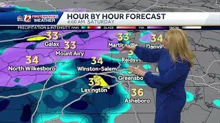 WATCH: Dry Friday, Wintry Mix Chances on Saturday, Travel Hazards Possible