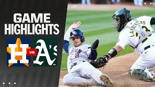 Astros vs. As Game Highlights (7/23/24) | MLB Highlights