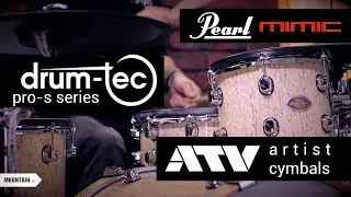 Pearl Mimic Pro with ATV artist cymbals & drum-tec pro-s electronic drums