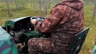 Каракат ЗИС-5 Летом по болоту.