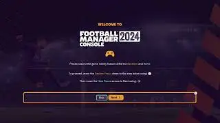 Football Manager 2024 console First play livestream