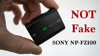 DO NOT BUY FAKE Sony NP FZ100 hands - on