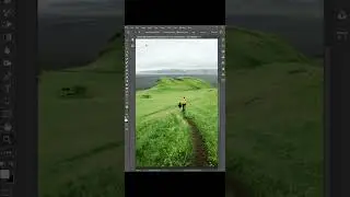 How To Make Grass More Green In Photoshop #shorts  #photoshop