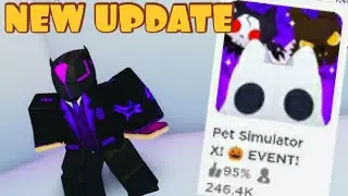 The New Halloween UPDATE IN PET SIM X IS AWSOME...