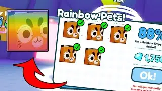 Luckiest day!!! What happens When fuse 5 Huge Floppa Pets? Pet Simulator X