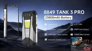 Tank 3 Pro Ultimate Rugged Smartphone  5G, 200MP+64MP+50MP 23800mAh with projector isn’t To Much ?