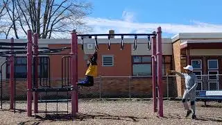 Kids Playing in Clawson ground MI USA