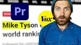 How To Create Text Match Cut Like Vox & Johnny Harris - Premiere Pro Tutorial