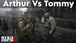 Epic Bar Fight with Tommy Boss   Red Dead Redemption 2