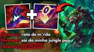 O CAMPEÃO MAIS SUJO DE TODO LEAGUE OF LEGENDS *TILTARAM MUITO*