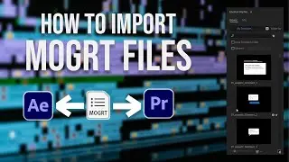 How to import and use MOGRT Files in Adobe Premiere Pro |MOGRT Files in Essential Graphics Panel