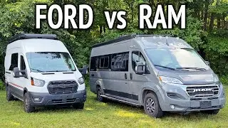 Which is Better: Ram ProMaster vs Ford Transit Camper Van