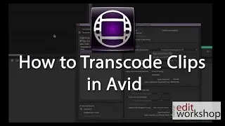 How to Transcode Clips in Avid Media Composer