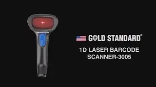 GoldStandard USA Barcode Scanner 1D 3005